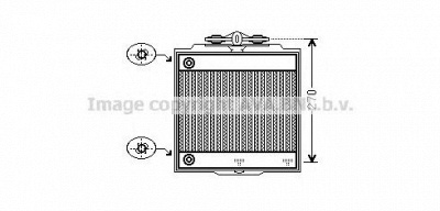 AVA QUALITY COOLING bw2366 -  Радиатор, охлаждение двигателя